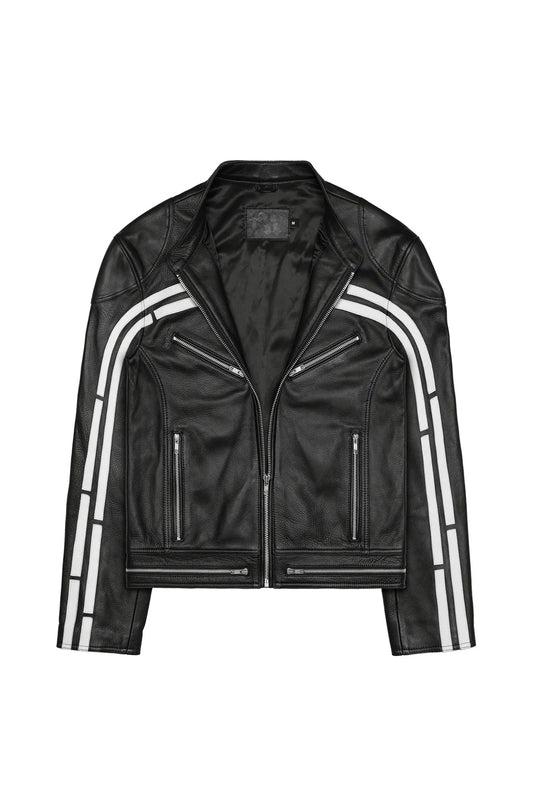 Track Leather Jacket