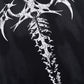 Tribal Bones Pierced Zip Hoodie