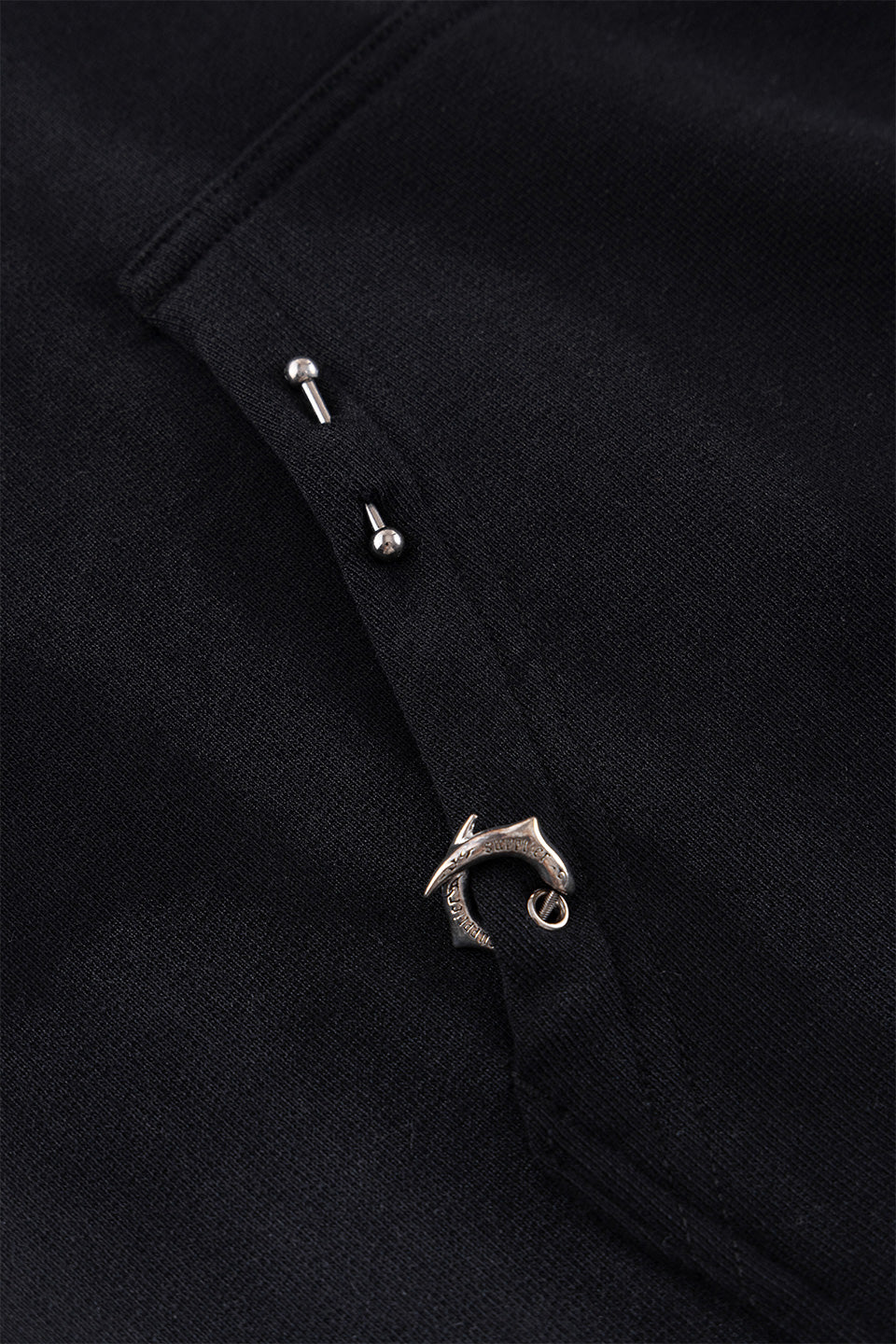 Tribal Bones Pierced Zip Hoodie