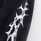 Tribal Bones Pierced Zip Hoodie