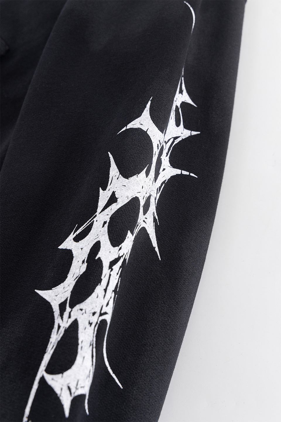 Tribal Bones Pierced Zip Hoodie