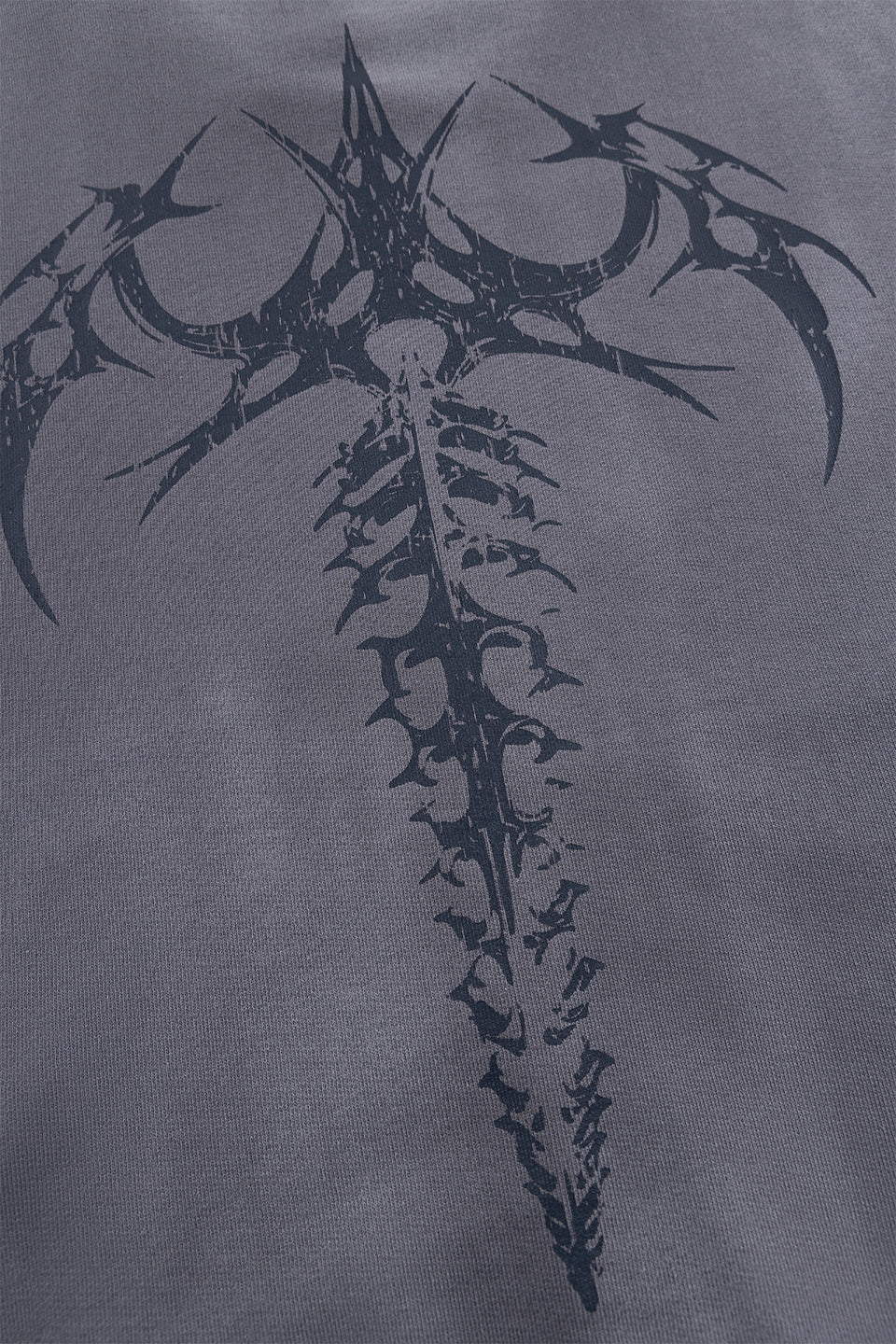 Tribal Bones Pierced Zip Hoodie