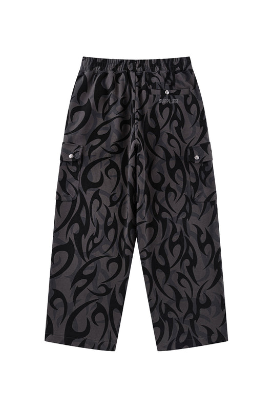 Tribal Camo Baggy Sweat Pants