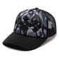 Tribal Camo Cross Leather Patch Mesh Cap