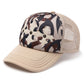 Tribal Camo Cross Leather Patch Mesh Cap