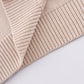 Tribal Cross Leather Patch Crew Knit