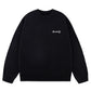 Tribal Cross Leather Patch Crew Knit