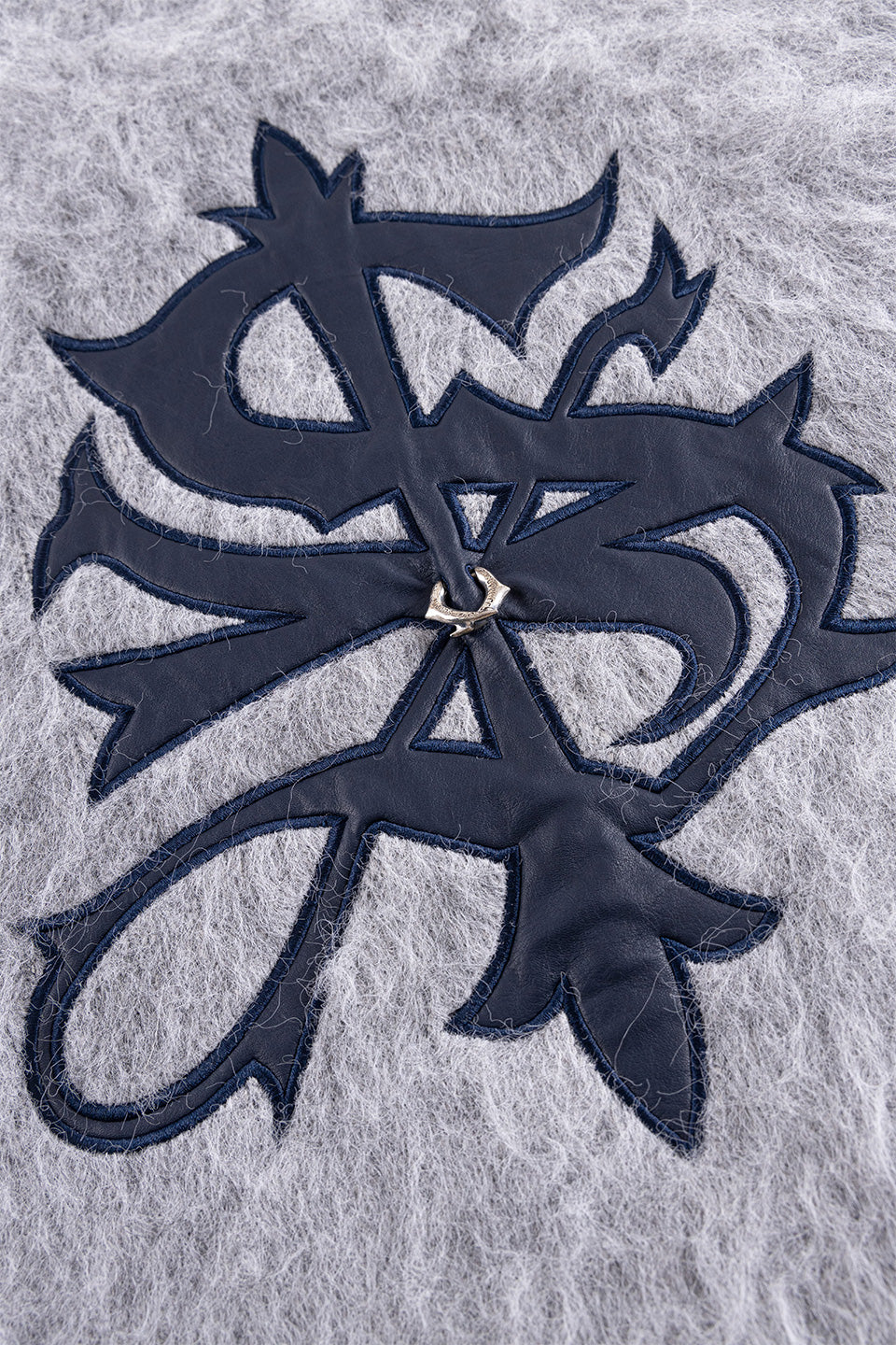 Tribal Cross Pierced Shaggy Knit｜SUPPLIER｜ニット