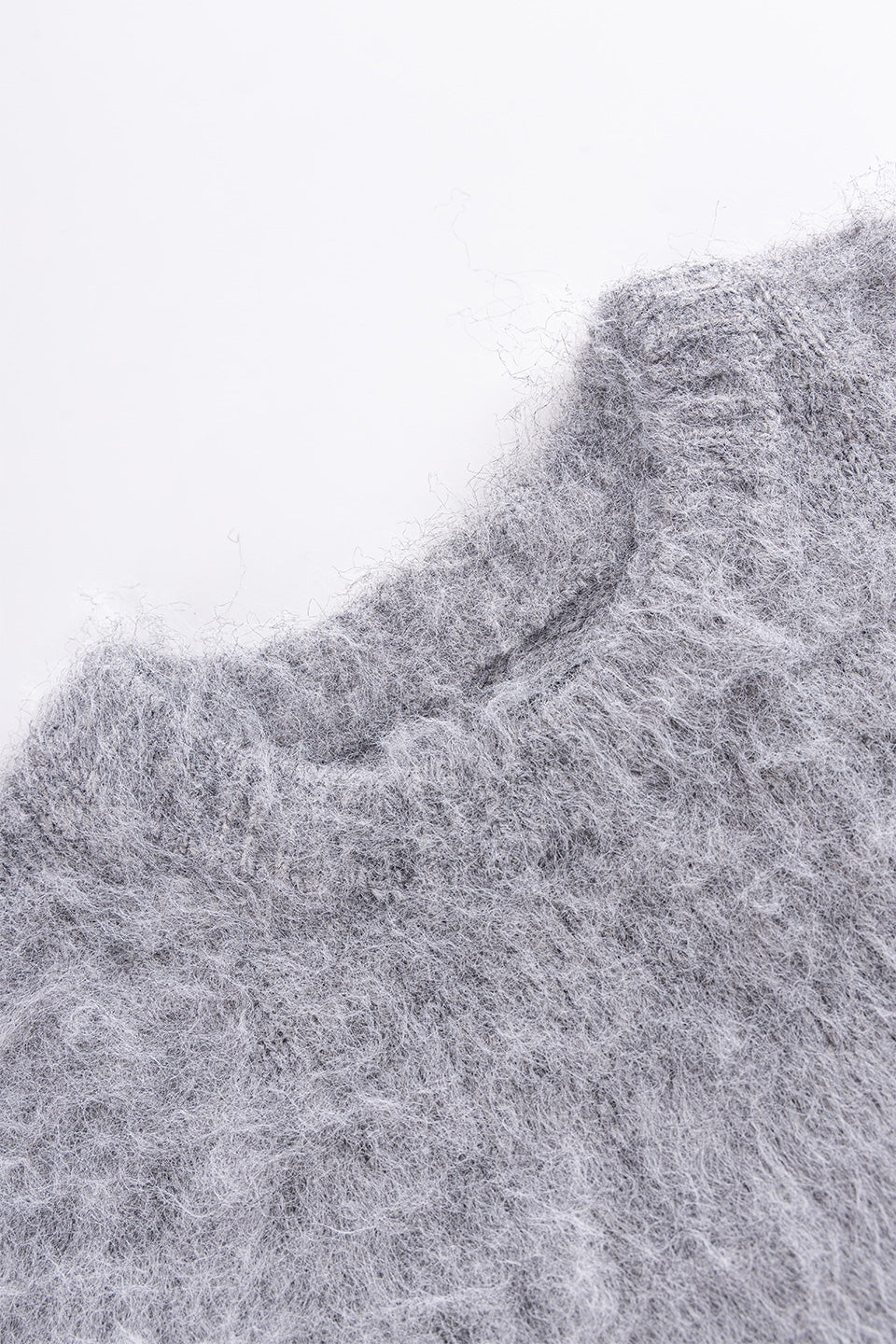 Tribal Cross Pierced Shaggy Knit