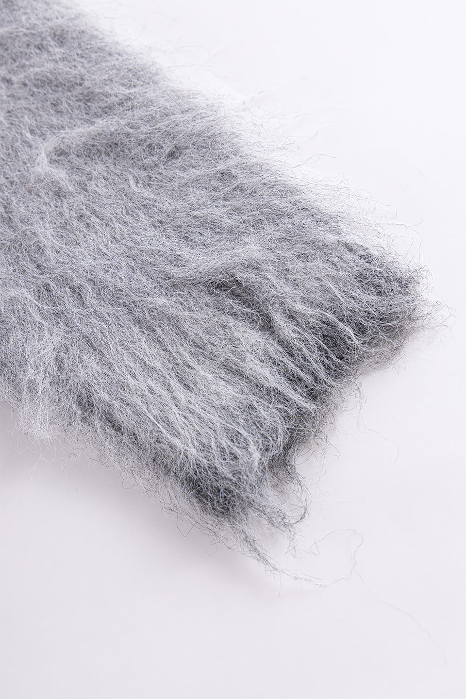 Tribal Cross Pierced Shaggy Knit