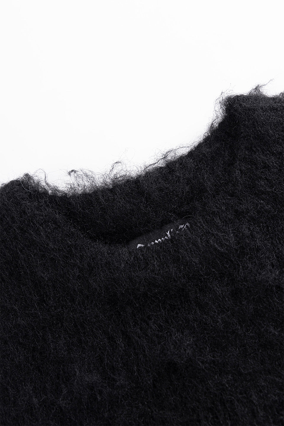 Tribal Cross Pierced Shaggy Knit