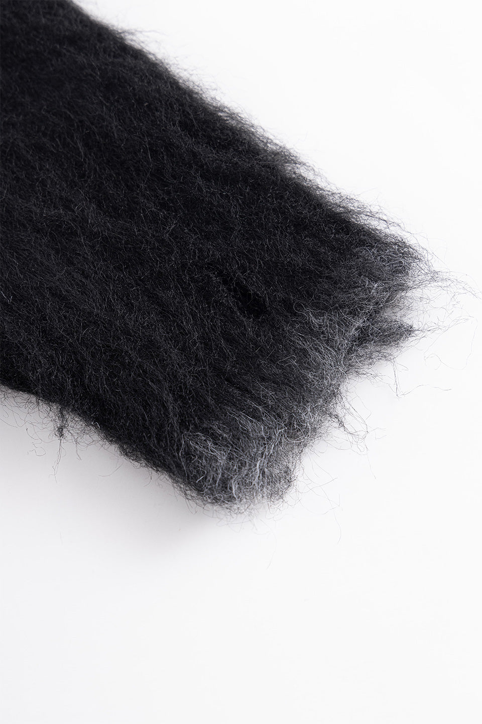 Tribal Cross Pierced Shaggy Knit