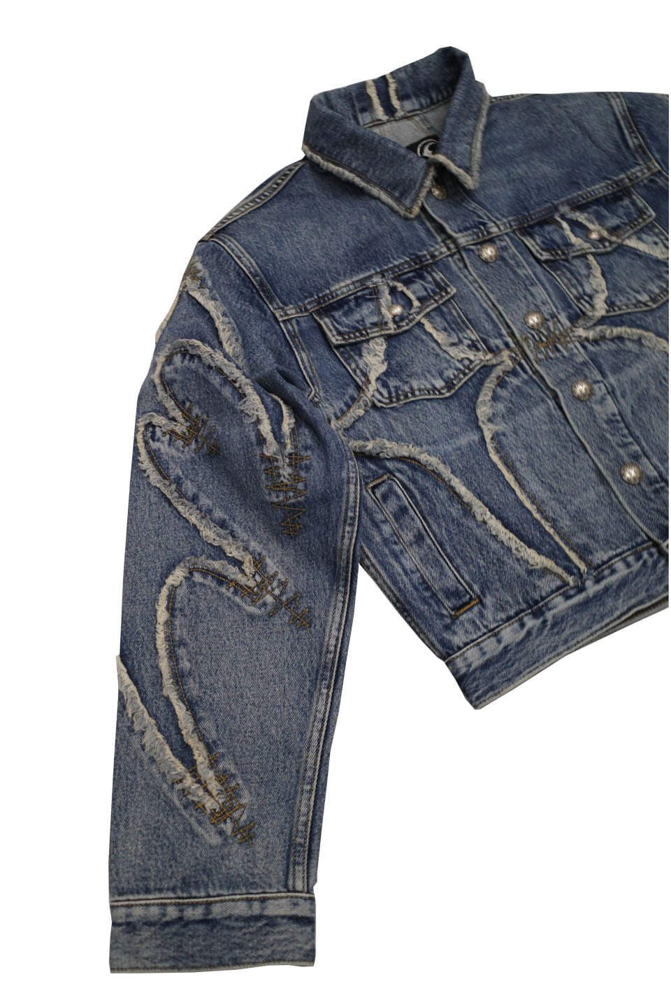 thug club denim jcaket 23fw黒在庫僅か