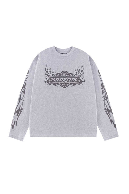 Tribal Fire Pattern Thermal Long Sleeve