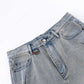 Tribal Rhinestone Denim Shorts