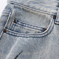 Tribal Rhinestone Denim Shorts