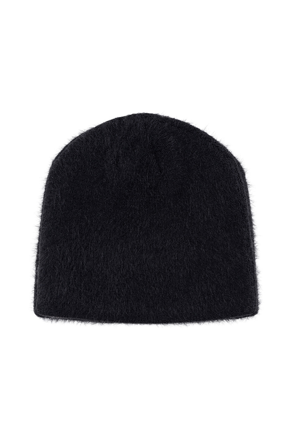 Triple Cross Shaggy Knit Beanie