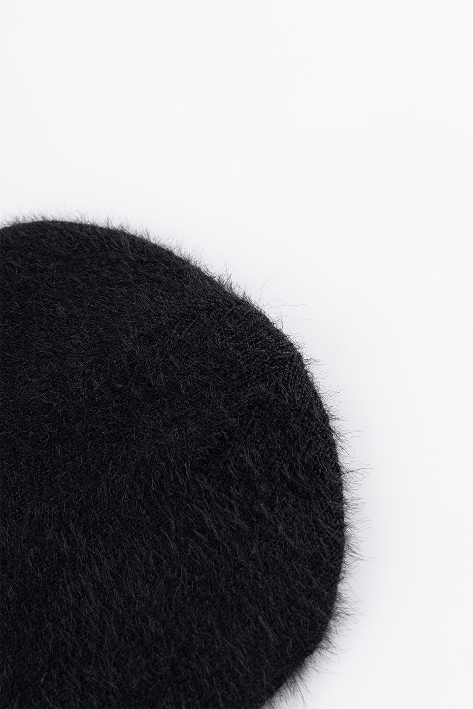 Triple Cross Shaggy Knit Beanie