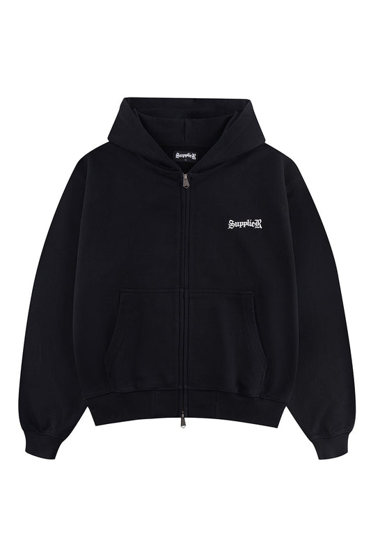 Various Cross Zip Hoodie