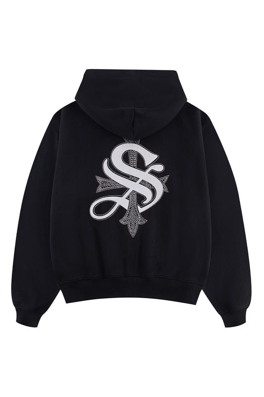 Various Cross Zip Hoodie