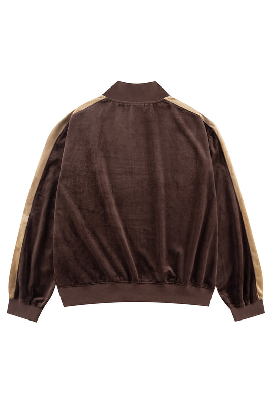 Velour Track Jacket