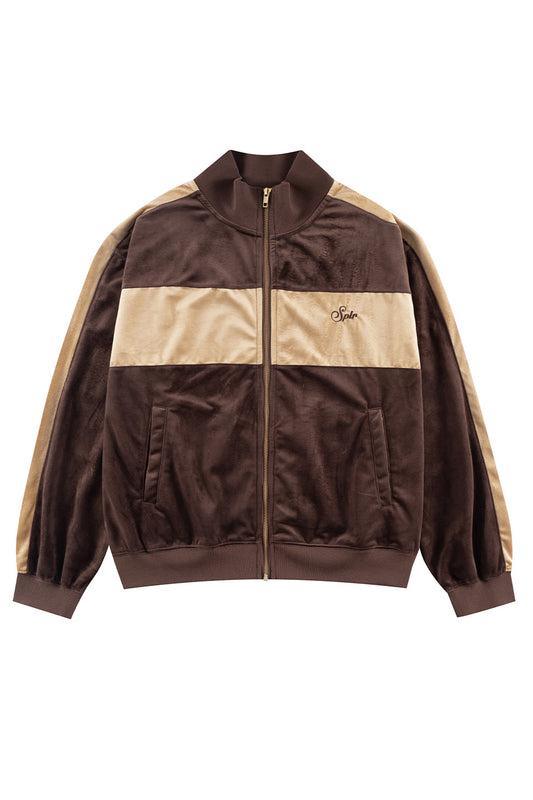 Velour Track Jacket