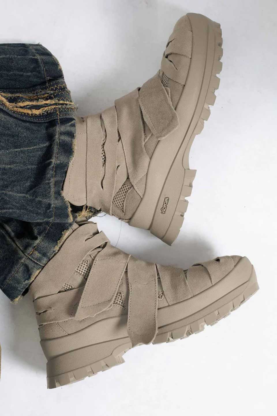 Vibram® Beige Desert Boots