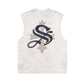 Vintage Wash Cross Rhinestone Sleeveless