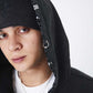 Vintage Wash Pierced Zip Hoodie