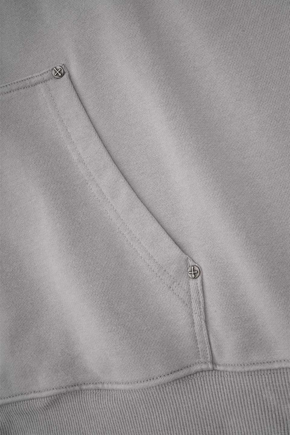 Vintage Wash Studs Cross Hoodie