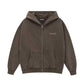 Vintage Wash Studs Cross Hoodie