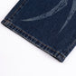 Vintage Wash Tribal Double Knee Baggy Jeans