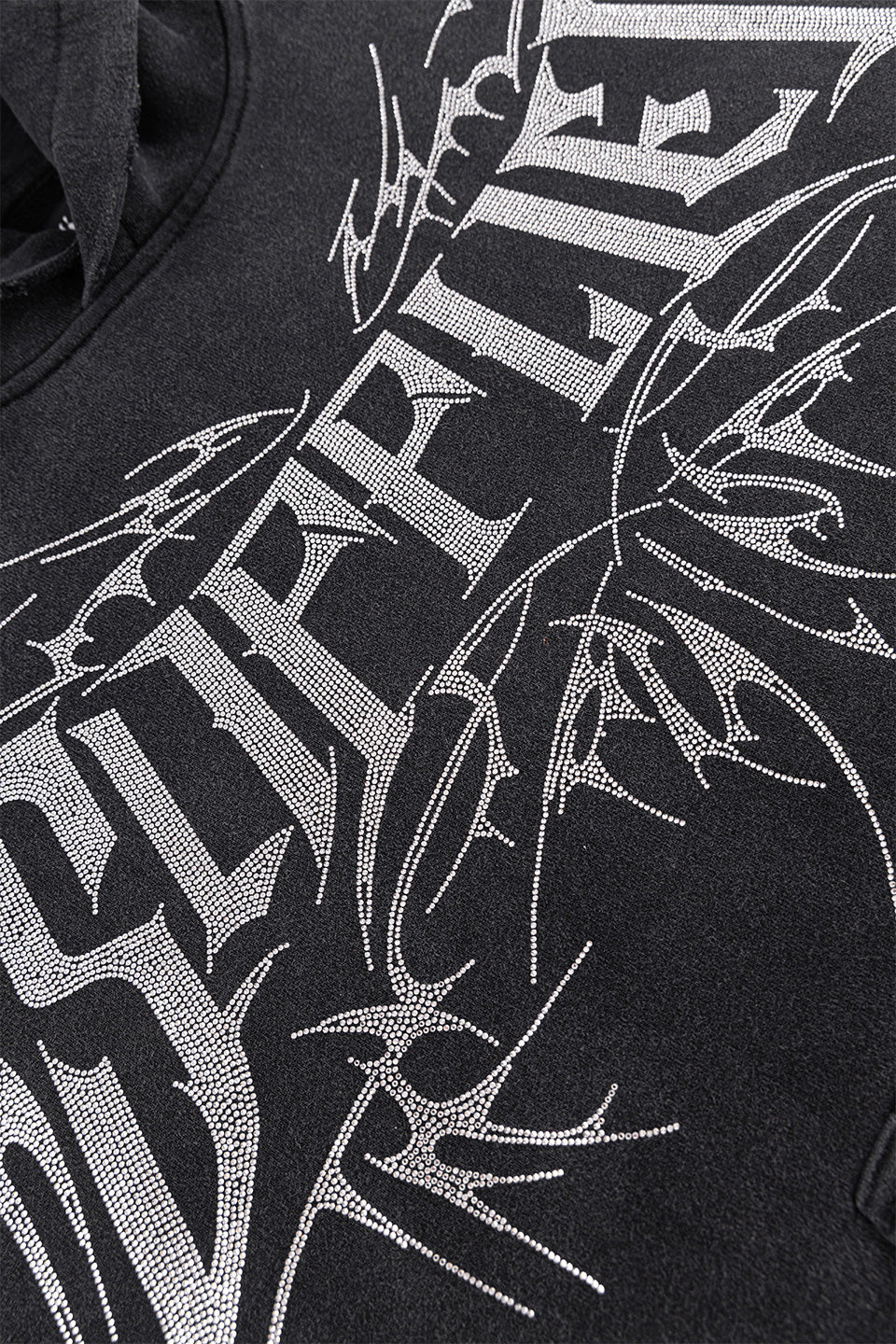 【予約商品】Vintage Wash Tribal Rhinestone Logo Hoodie【9月下旬お届け】