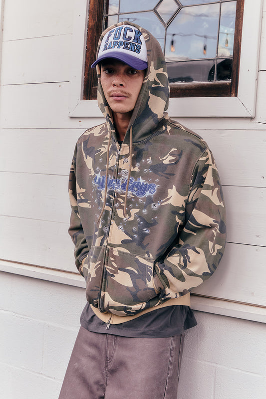 Diamond Logo Zip Hoodie