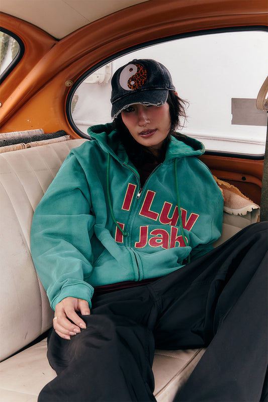 I Luv I Jah Zip Hoodie