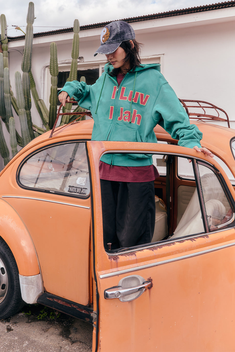 I Luv I Jah Zip Hoodie