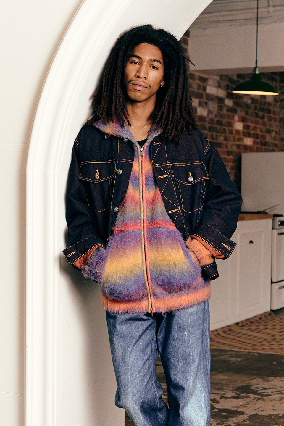 Candy Weave Denim Jacket｜WOKE EDGE｜デニムジャケット