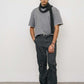 Washed Loose Straight Strap Overalls