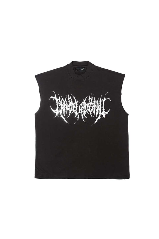 Washed Metal Tank Tee