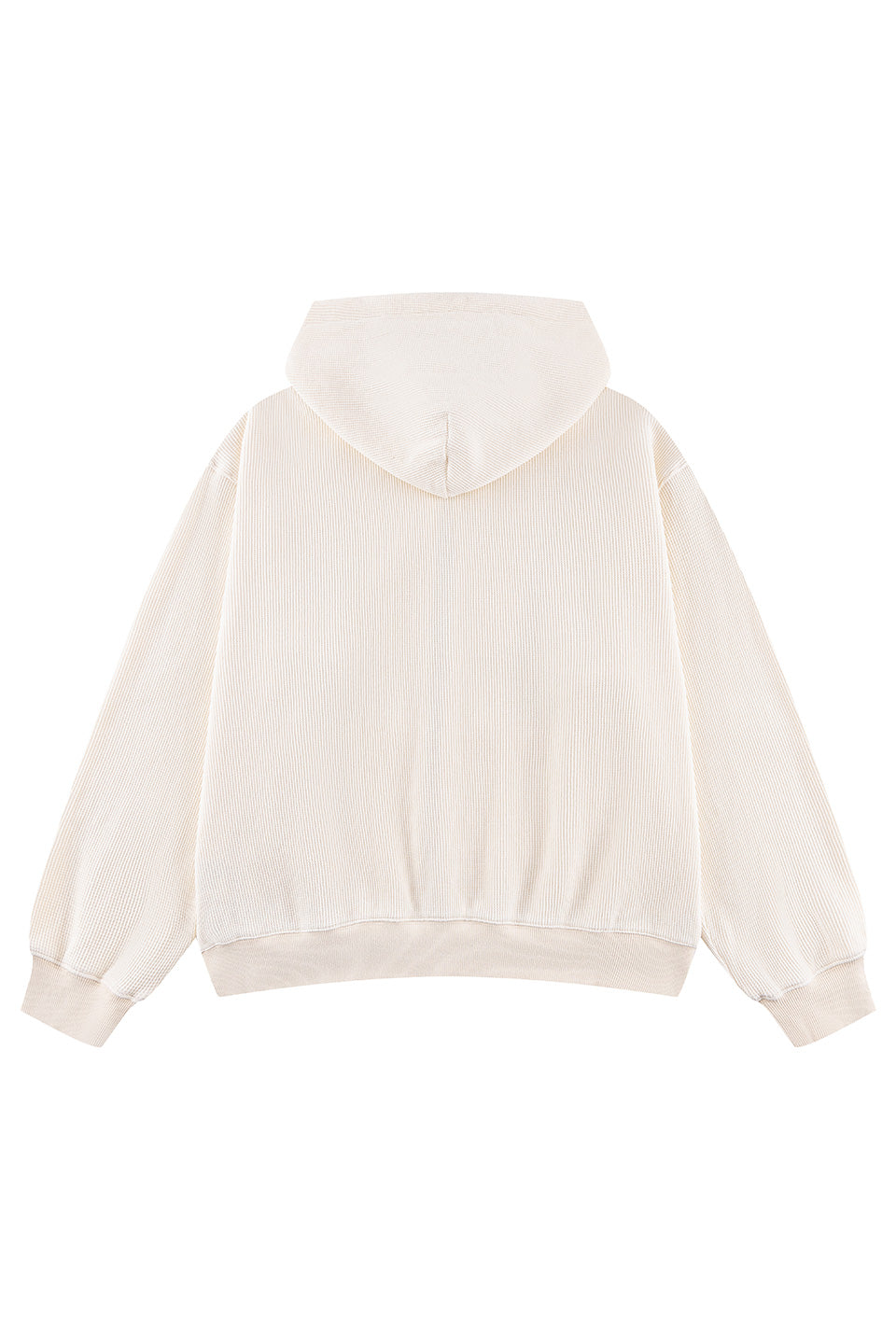Washed Thermal Zip Hoodie｜WOKE EDGE｜フーディー