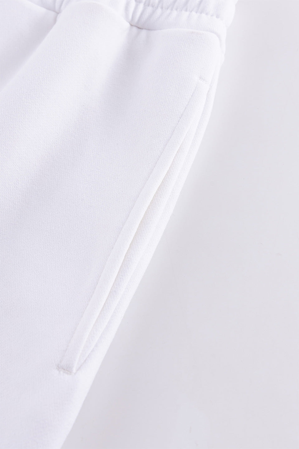 White Cross Rhinestone Jogger