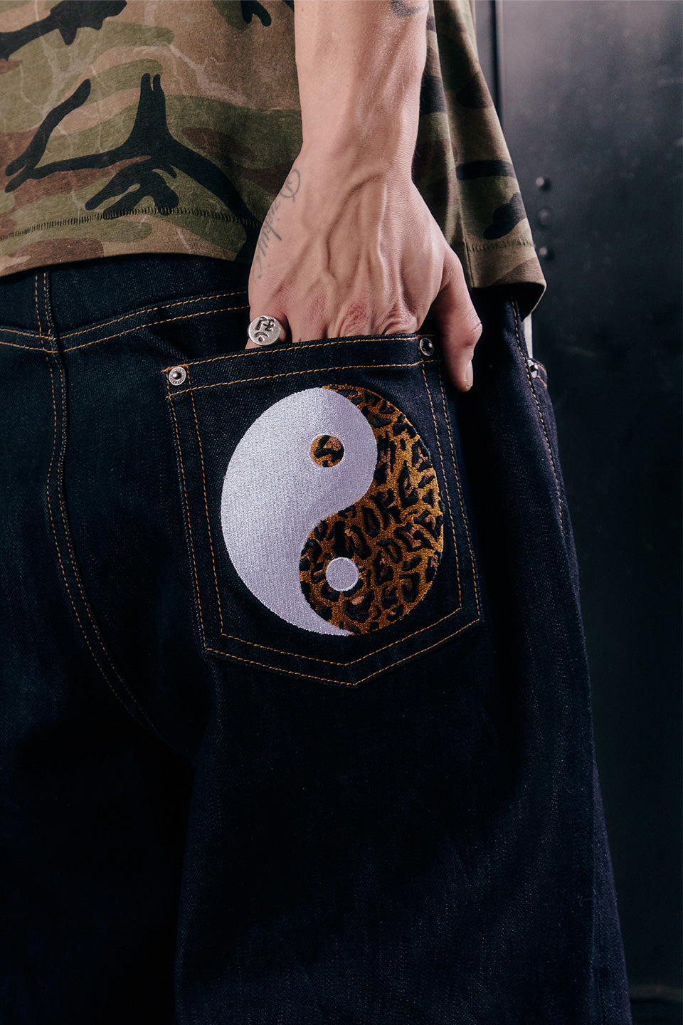 パンツ WOKEEDGE Yin Yan Baggy Denim PANTS – WOKE EDGE
