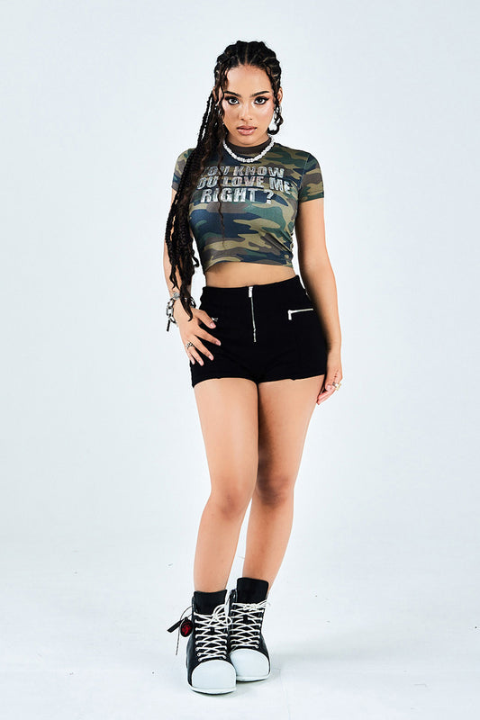【先行予約販売】You Know You Love Me Cropped Tee Women's【6月下旬お届け】