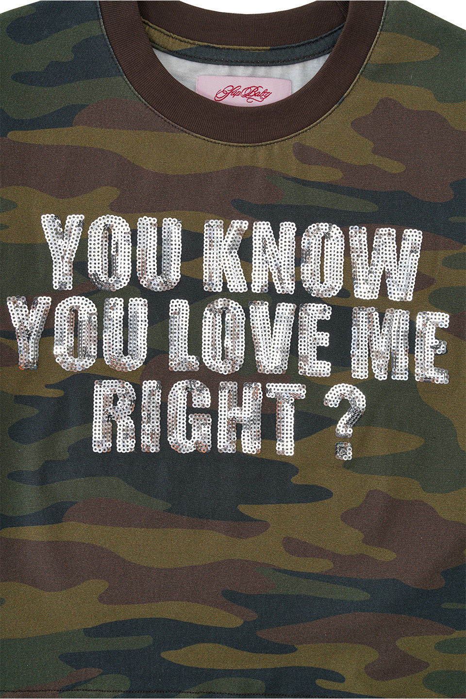 You Know You Love Me Cropped Tee Women's