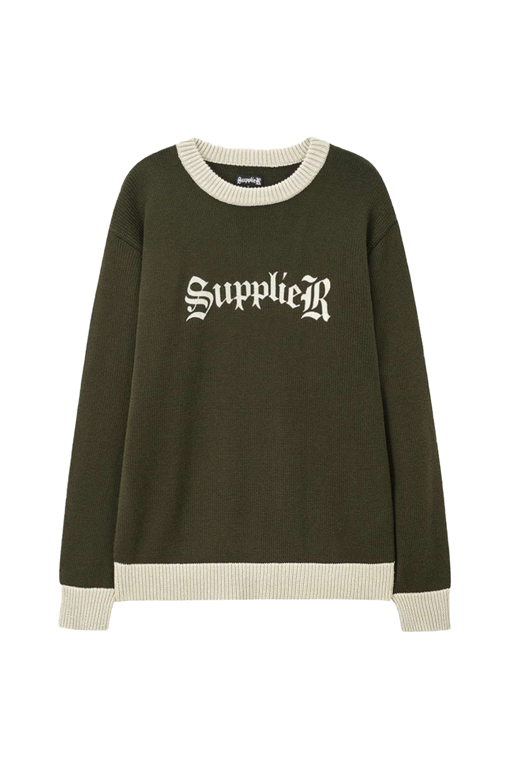 Bicolour Logo Crew Knit｜SUPPLIER｜ニット