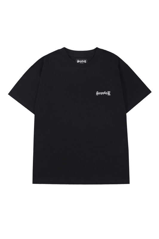 【予約商品】Cross Rhinestone Tee (Slim-ft)