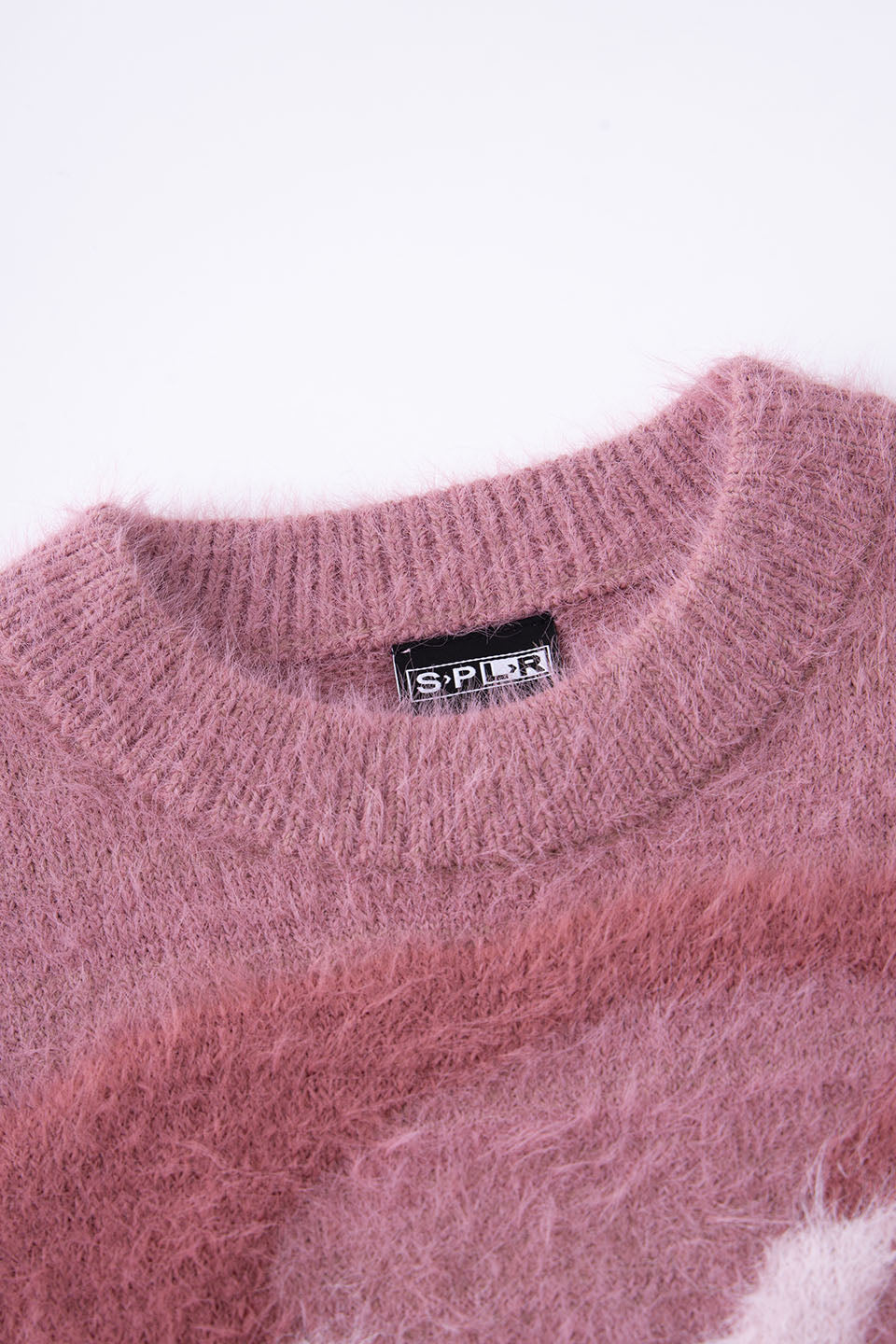 ANGEL Oversized Gradation Logo Knit Pink