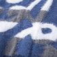 ANGEL Oversized Gradation Logo Knit Blue