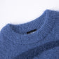 ANGEL Oversized Gradation Logo Knit Blue