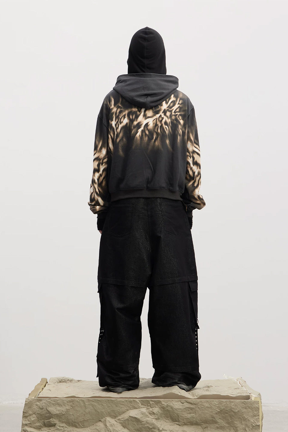 Leopard Print Embroidered Hoodie